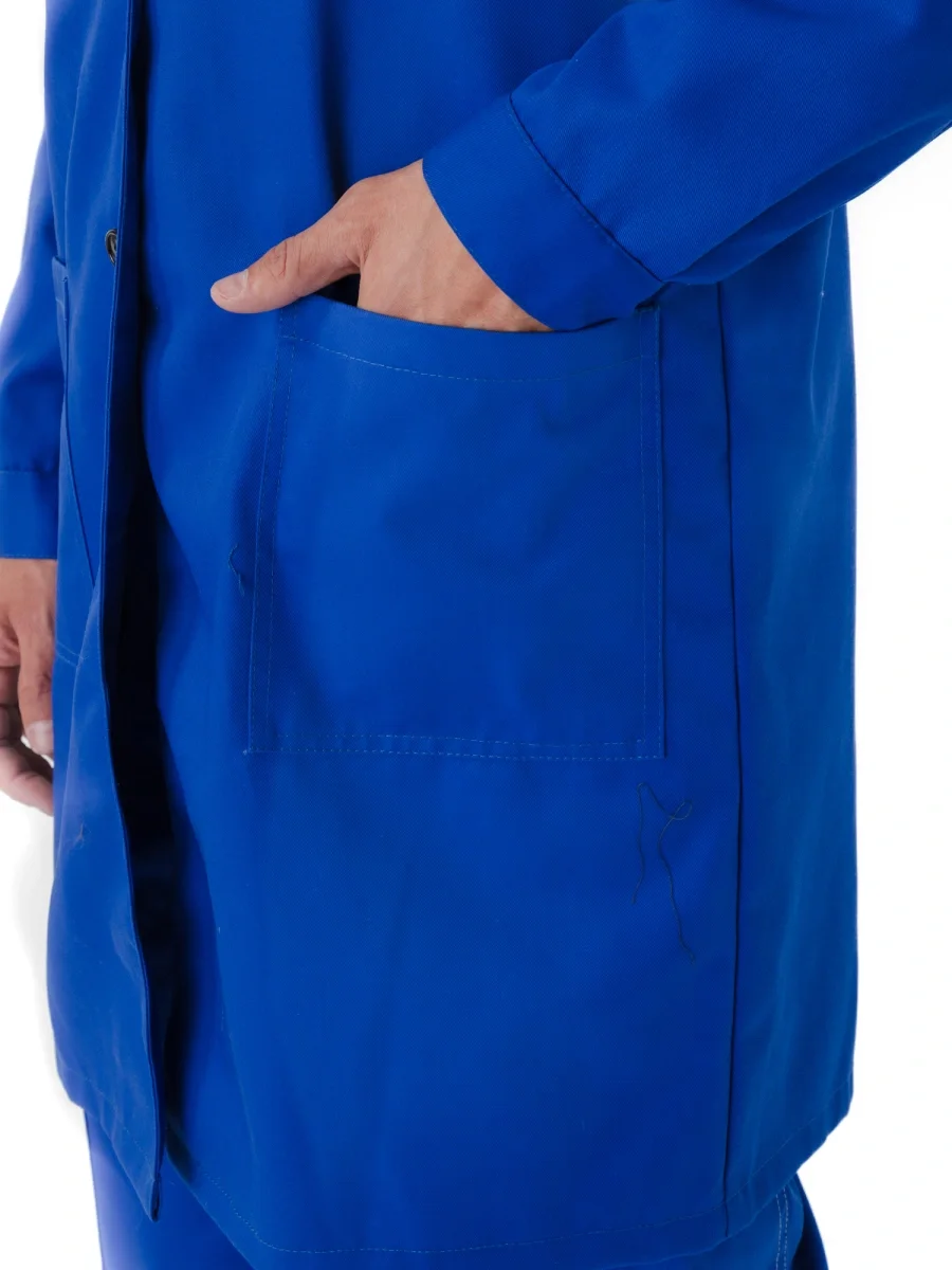 Халат мужской "Валент" васильковый - фото 3