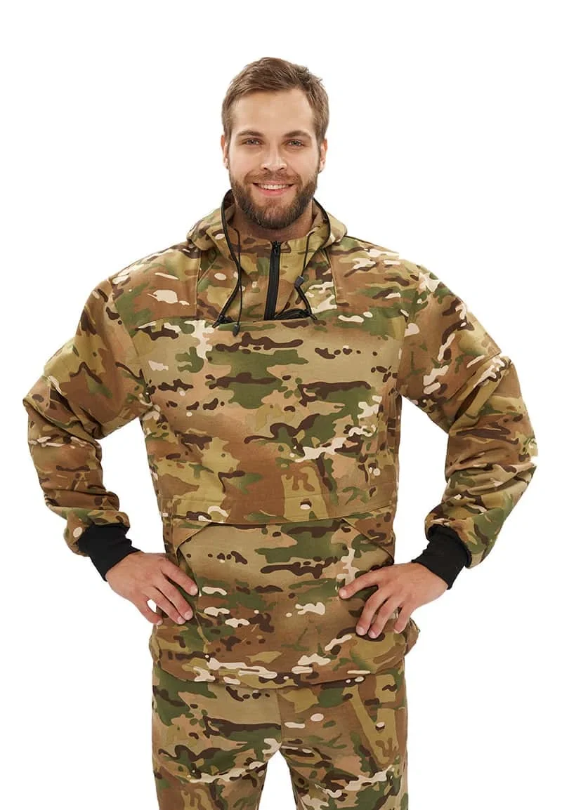 Костюм туристический ПРТНЦФ с сеткой, цвет: кмф "Мультикам", ткань: Грета - фото 1