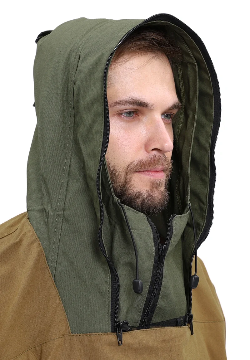 Костюм туристический ПРТНЦФ с сеткой, цвет: хаки/св.хаки, ткань: палатка 235 - фото 6