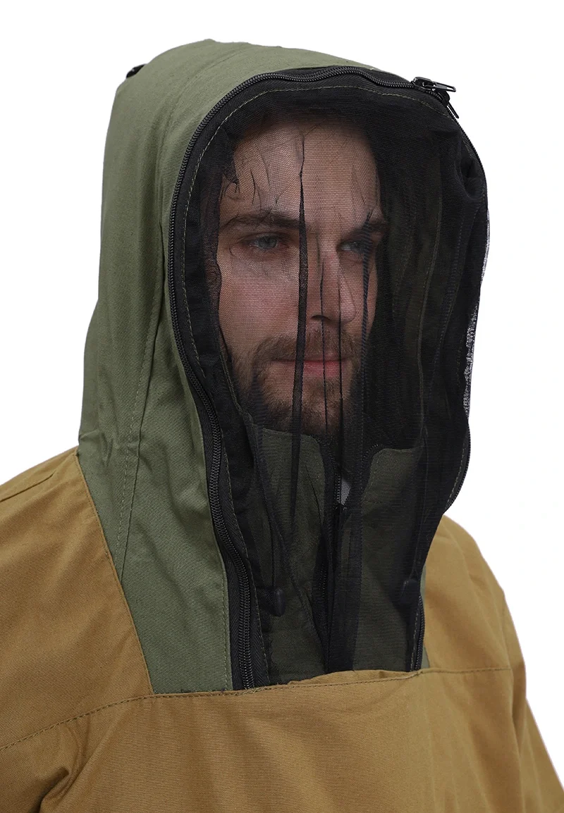 Костюм туристический ПРТНЦФ с сеткой, цвет: хаки/св.хаки, ткань: палатка 235 - фото 7