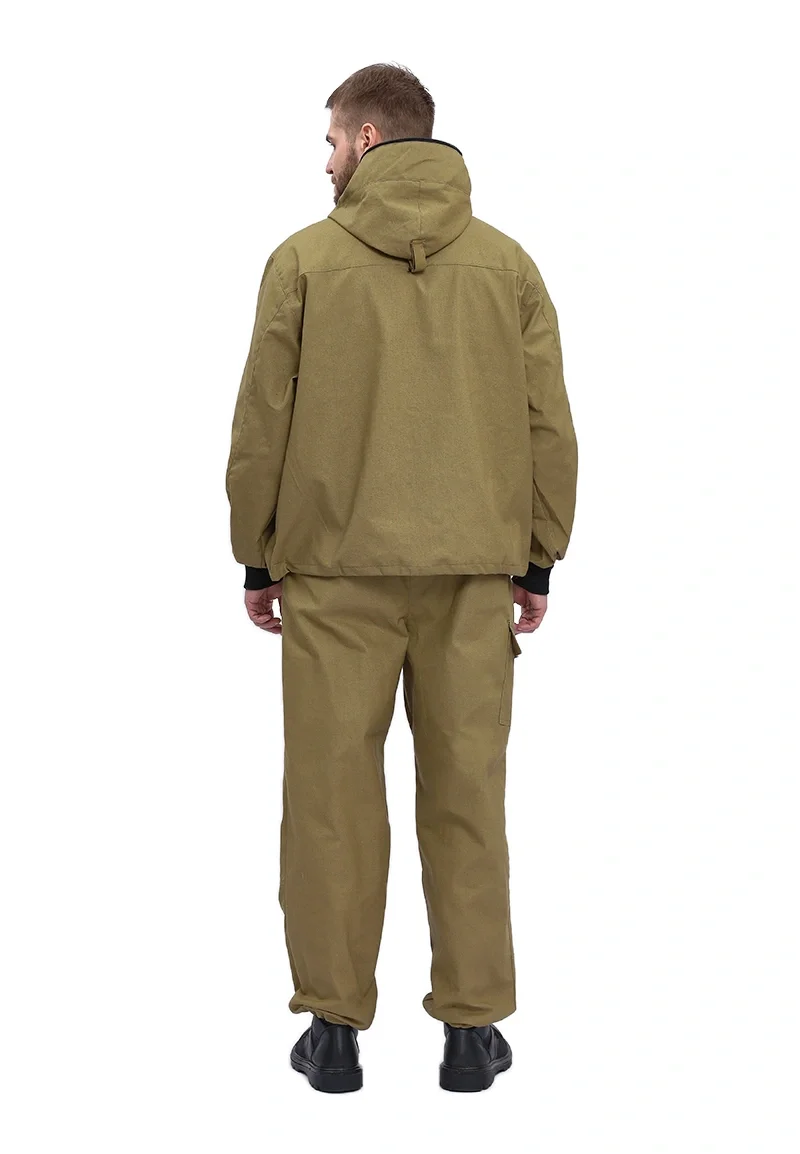Костюм туристический ПРТНЦФ с сеткой "ТИР", цвет: хаки, ткань: палатка 235 - фото 3