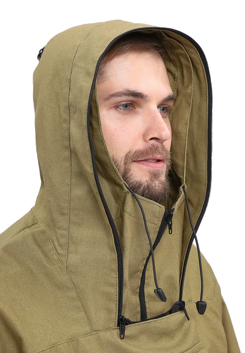 Костюм туристический ПРТНЦФ с сеткой "ТИР", цвет: хаки, ткань: палатка 235 - фото 6