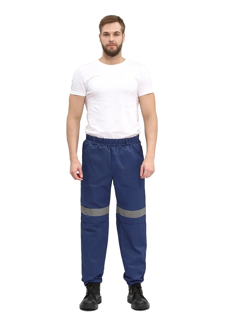 Костюм туристический ПРТНЦФ с сеткой, цвет: т.синий/василек, ткань: Грета - фото 4