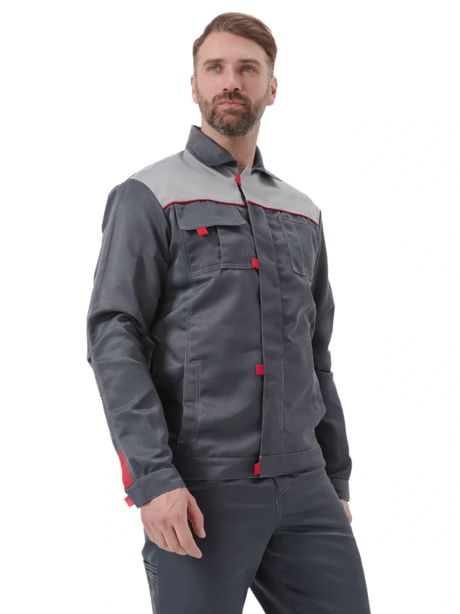 Костюм рабочий Фаворит, серый/светло-серый - фото 1