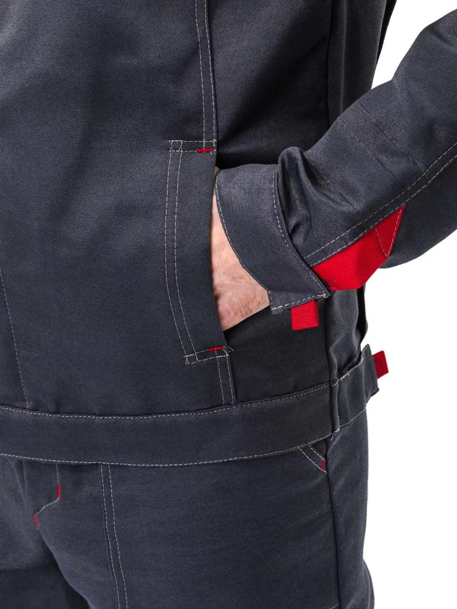 Костюм рабочий Фаворит, серый/светло-серый - фото 10