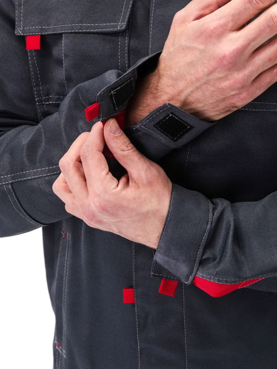 Костюм рабочий Фаворит, серый/светло-серый - фото 9