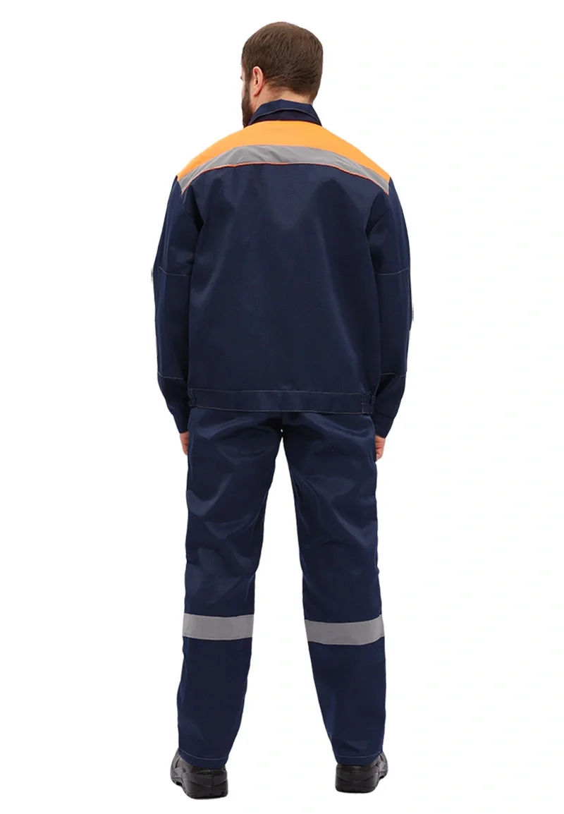 Костюм рабочий "Легион" т.синий/оранжевый - фото 3
