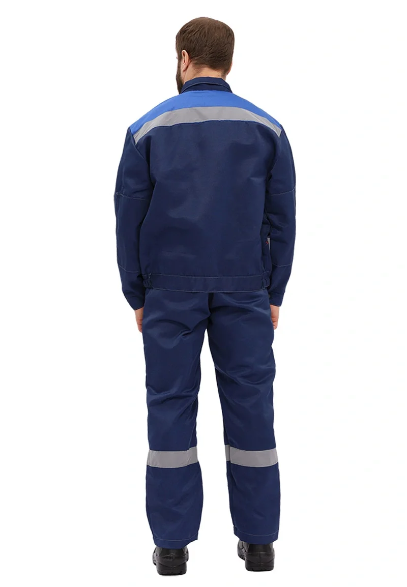 Костюм рабочий "Легион" т.синий/василек - фото 3