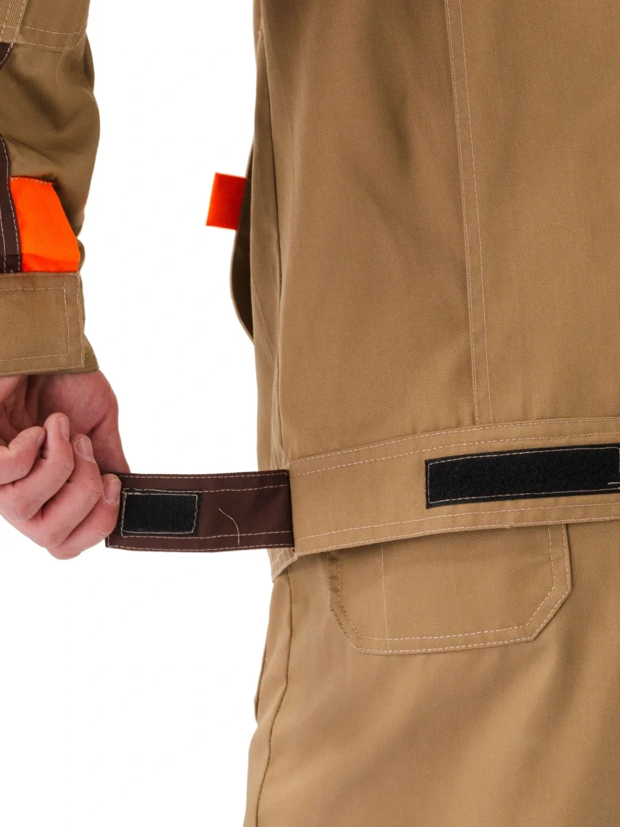 Костюм рабочий "Рольф" бежевый/коричневый - фото 11