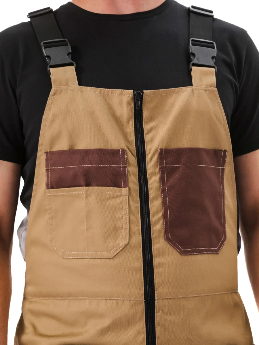 Костюм рабочий "Рольф" бежевый/коричневый - фото 16