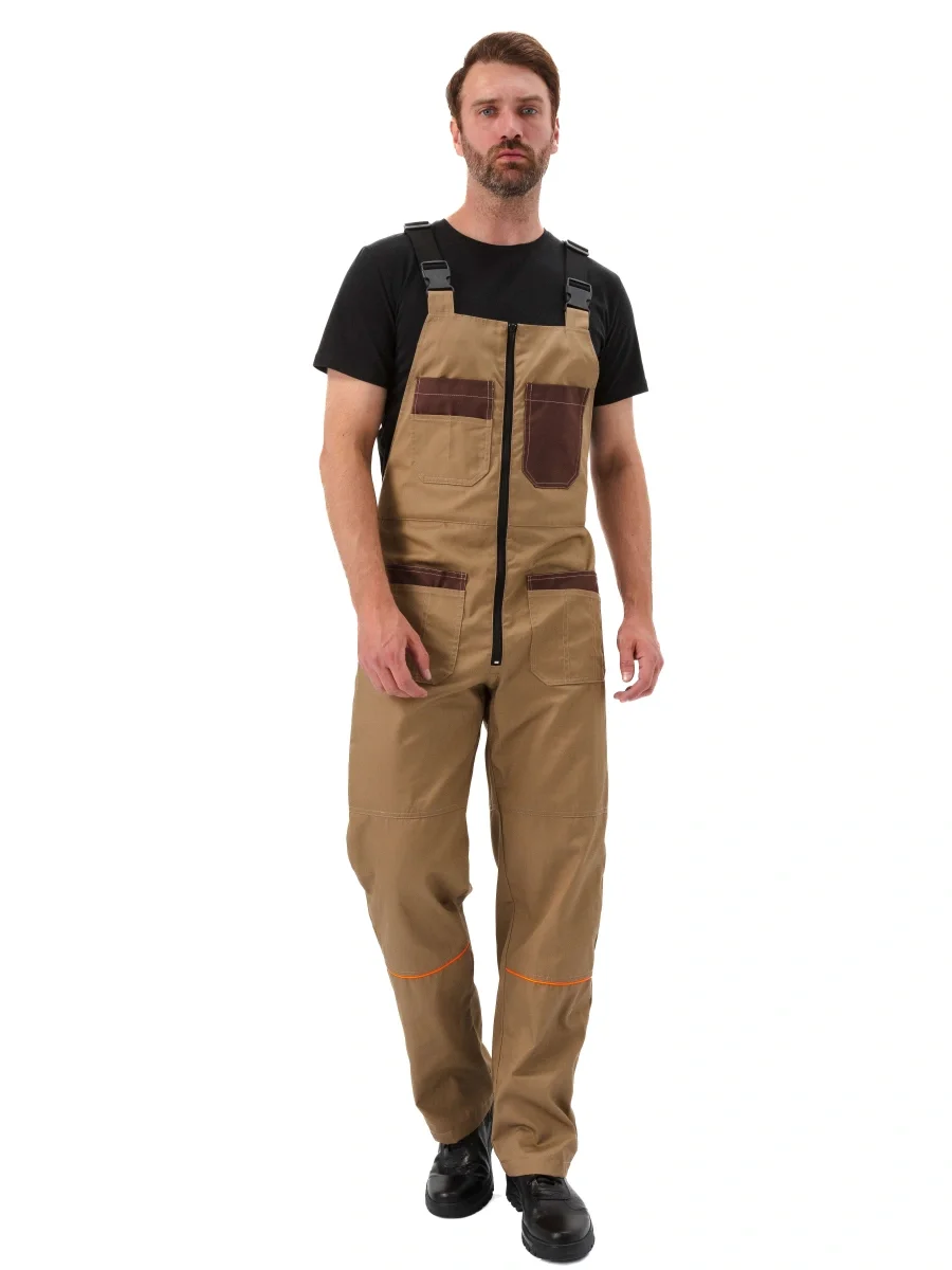 Костюм рабочий "Рольф" бежевый/коричневый - фото 5