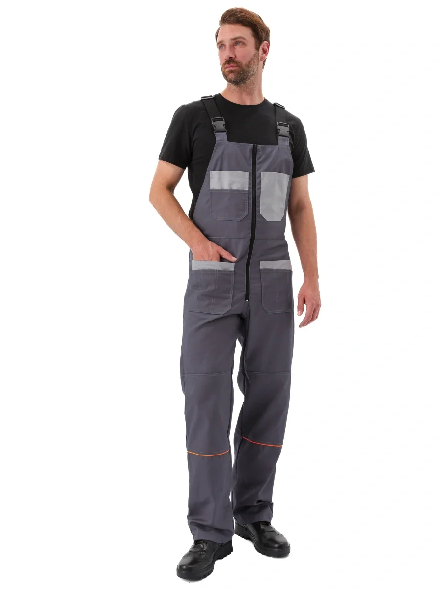Костюм рабочий "Рольф" серый/св.серый - фото 4