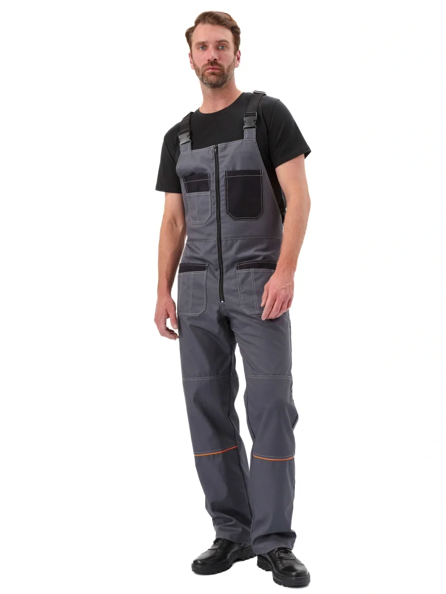 Костюм рабочий "Рольф" цвет т.серый/черный - фото 4