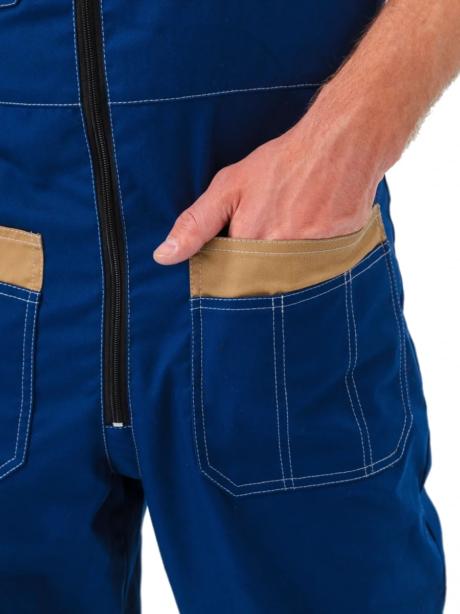 Костюм рабочий "Рольф" т.синий/бежевый - фото 16