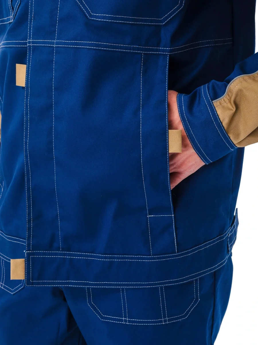 Костюм рабочий "Рольф" т.синий/бежевый - фото 9
