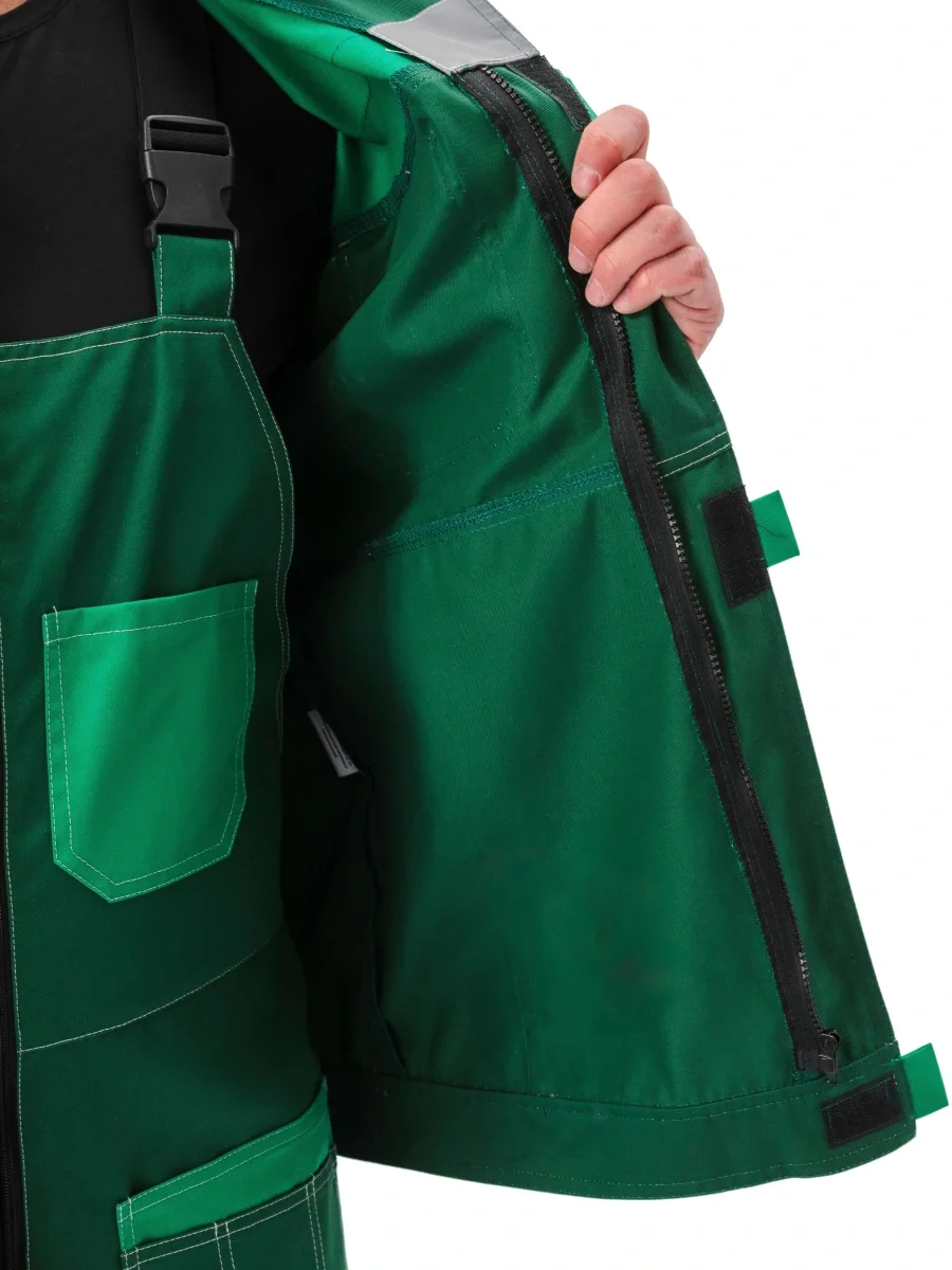 Костюм рабочий "Рольф", цвет т. зеленый/св. зеленый - фото 13