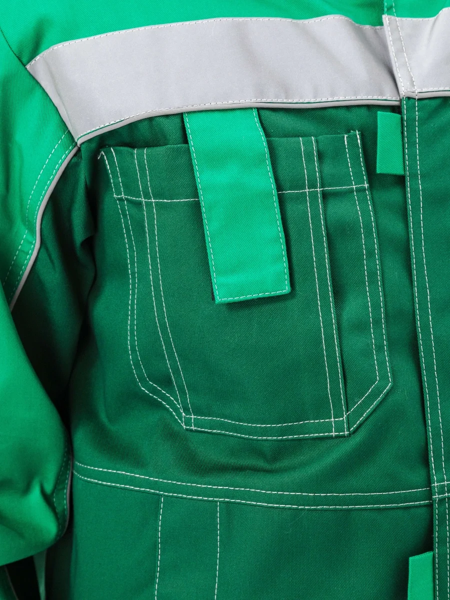 Костюм рабочий "Рольф", цвет т. зеленый/св. зеленый - фото 9