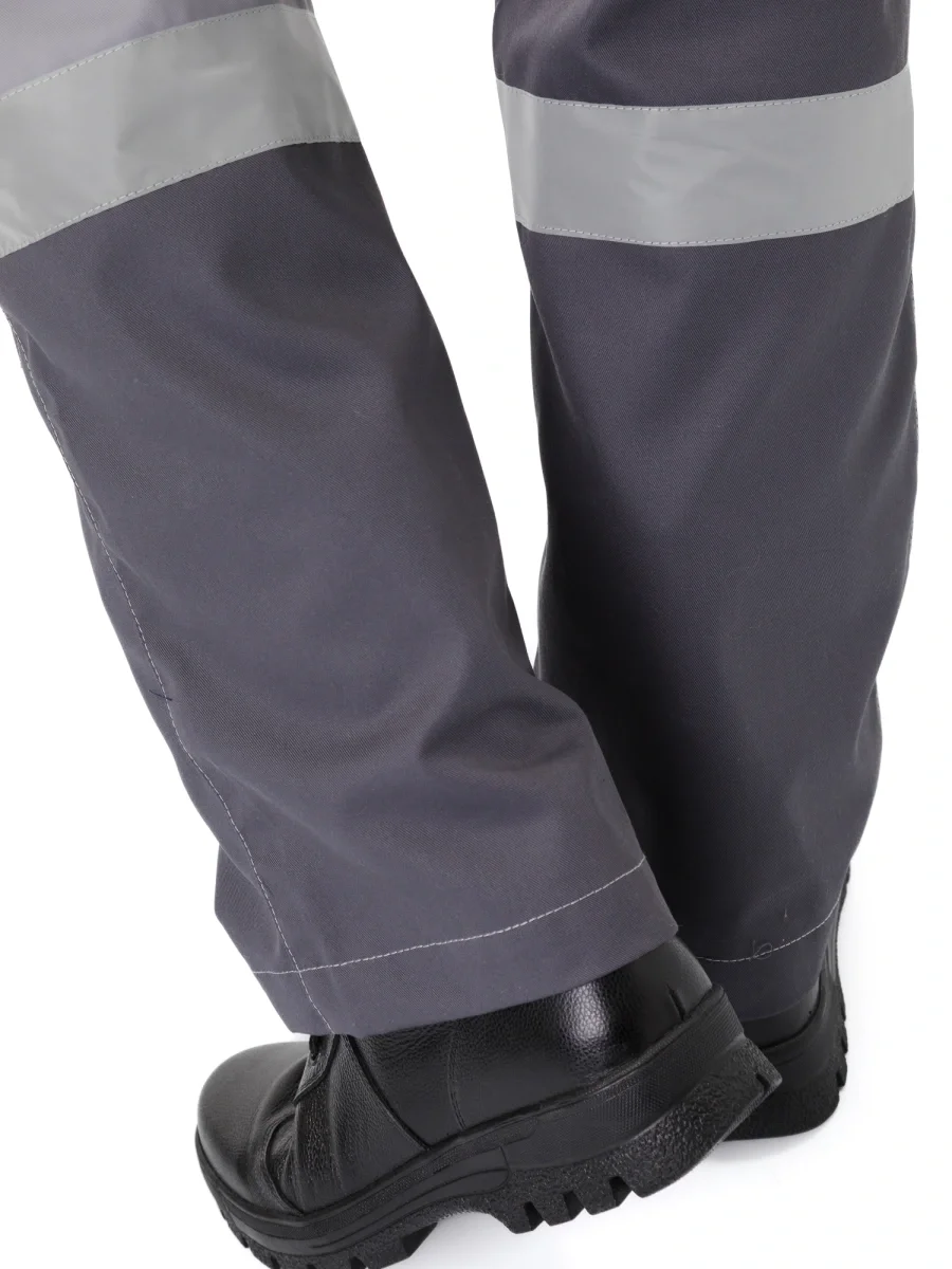 Костюм "УДАРНИК" куртка/брюки Т.СЕРЫЙ/КРАСНЫЙ - фото 9