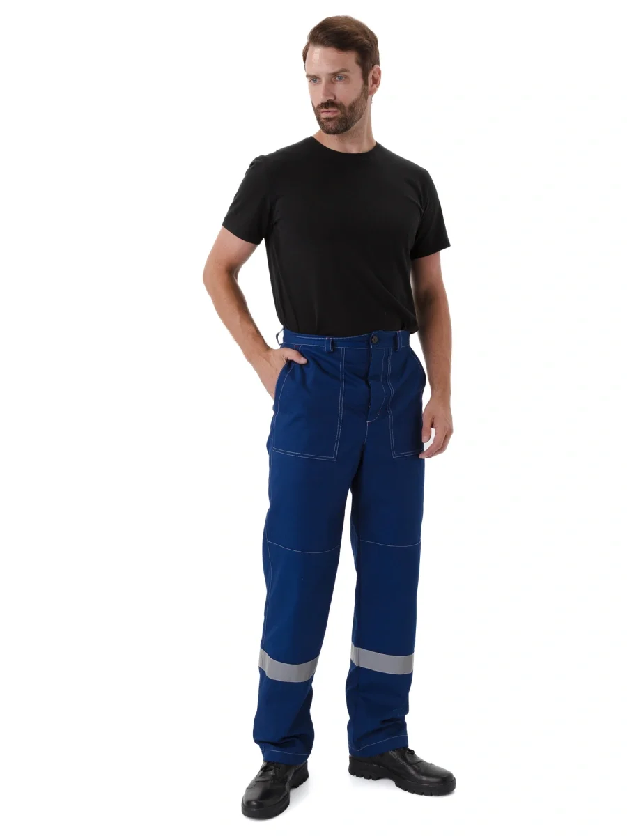 Костюм "УДАРНИК" куртка/брюки Т.СИНИЙ/ВАСИЛЁК - фото 10