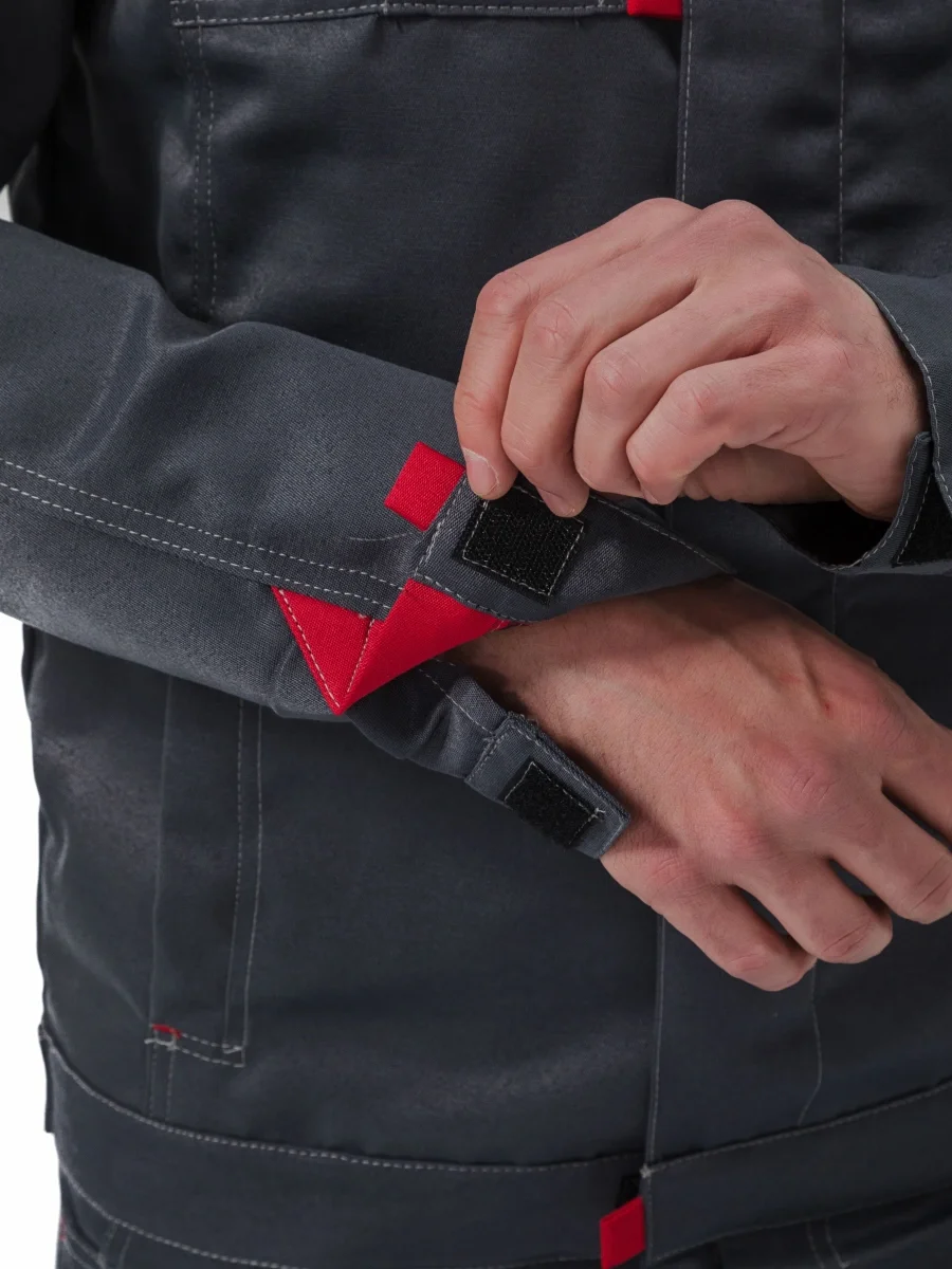 Костюм "ФАВОРИТ" куртка/брюки, цвет: Т.СЕРЫЙ/СВ.СЕРЫЙ - фото 7