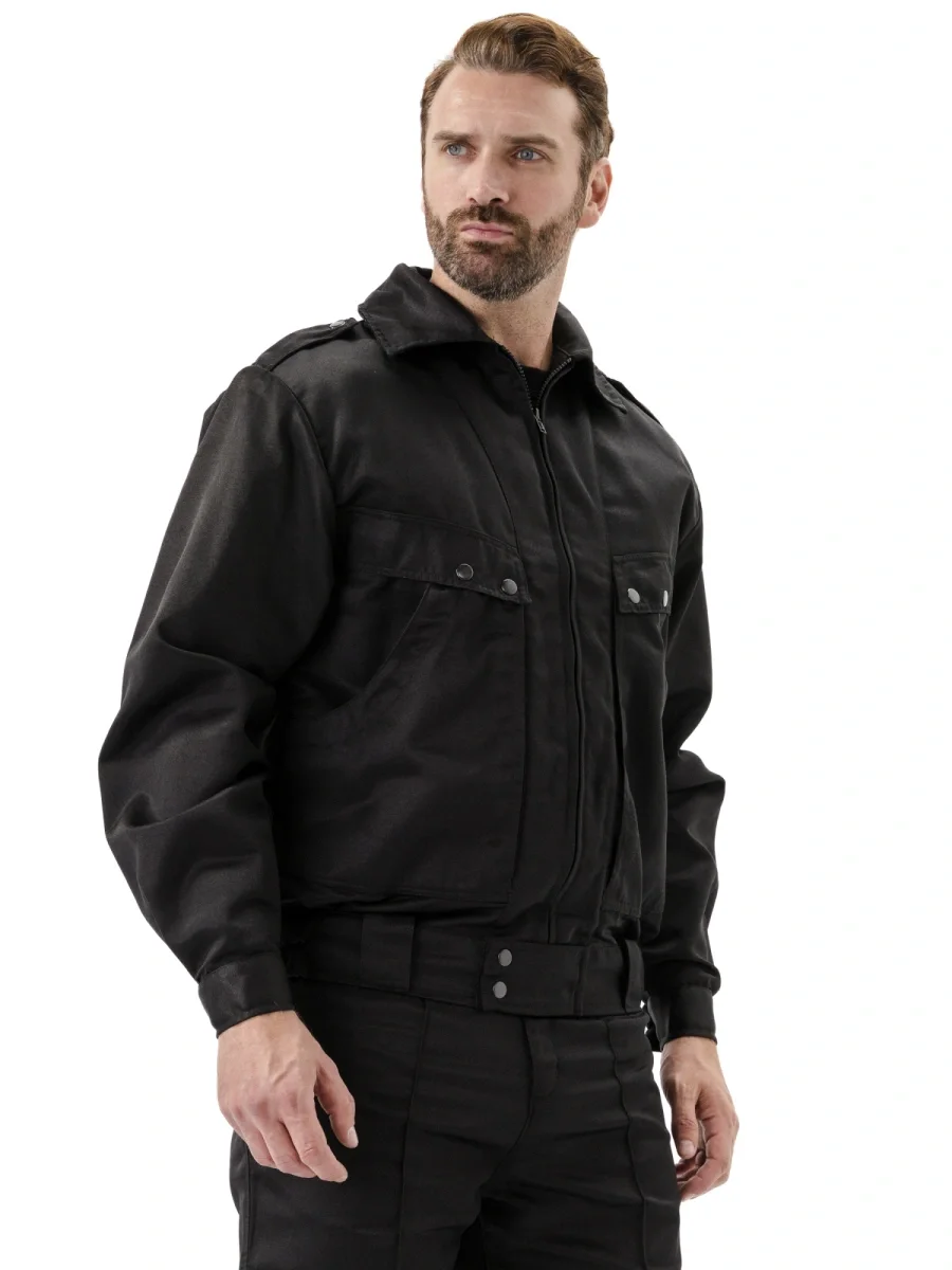 Черный мужской костюм охранника - фото 1