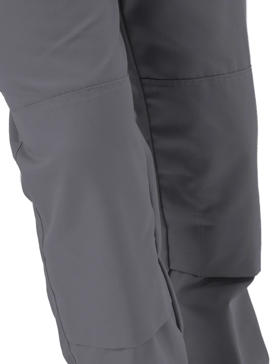 Костюм мужской "Оптимальный" летний с брюками серый/красный - фото 9