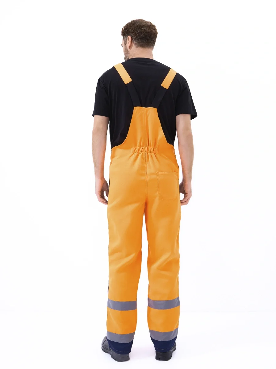 Костюм летний сигнальный Скандин куртка/полукомб. оранжевый/т.синий - фото 16