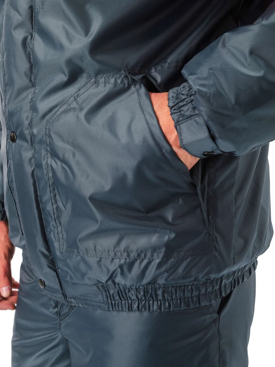 Костюм зимний "СТИМ" куртка/полукомб. цвет: т.серый/красный - фото 10