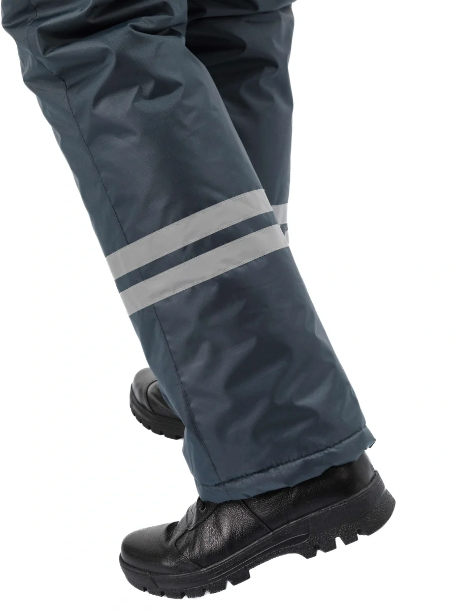 Костюм зимний "СТИМ" куртка/полукомб. цвет: т.серый/красный - фото 15