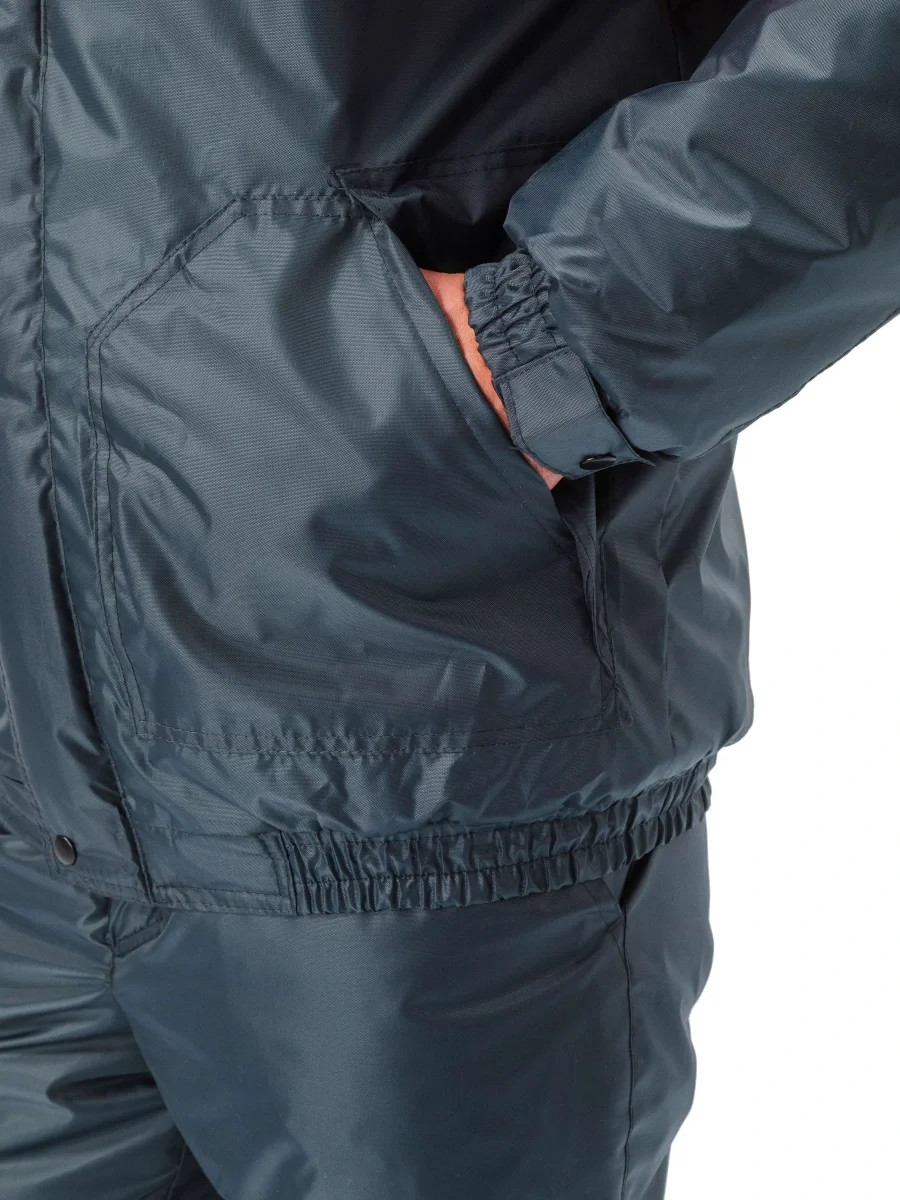 Костюм зимний "СТИМ" куртка/полукомб. цвет: т.серый/красный - фото 7