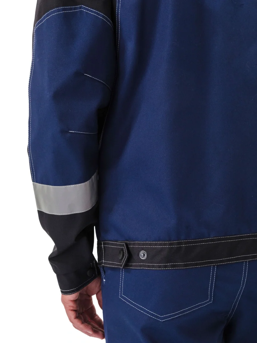 Костюм мужской "Волгарь" летний с брюками т.синий/черный - фото 12