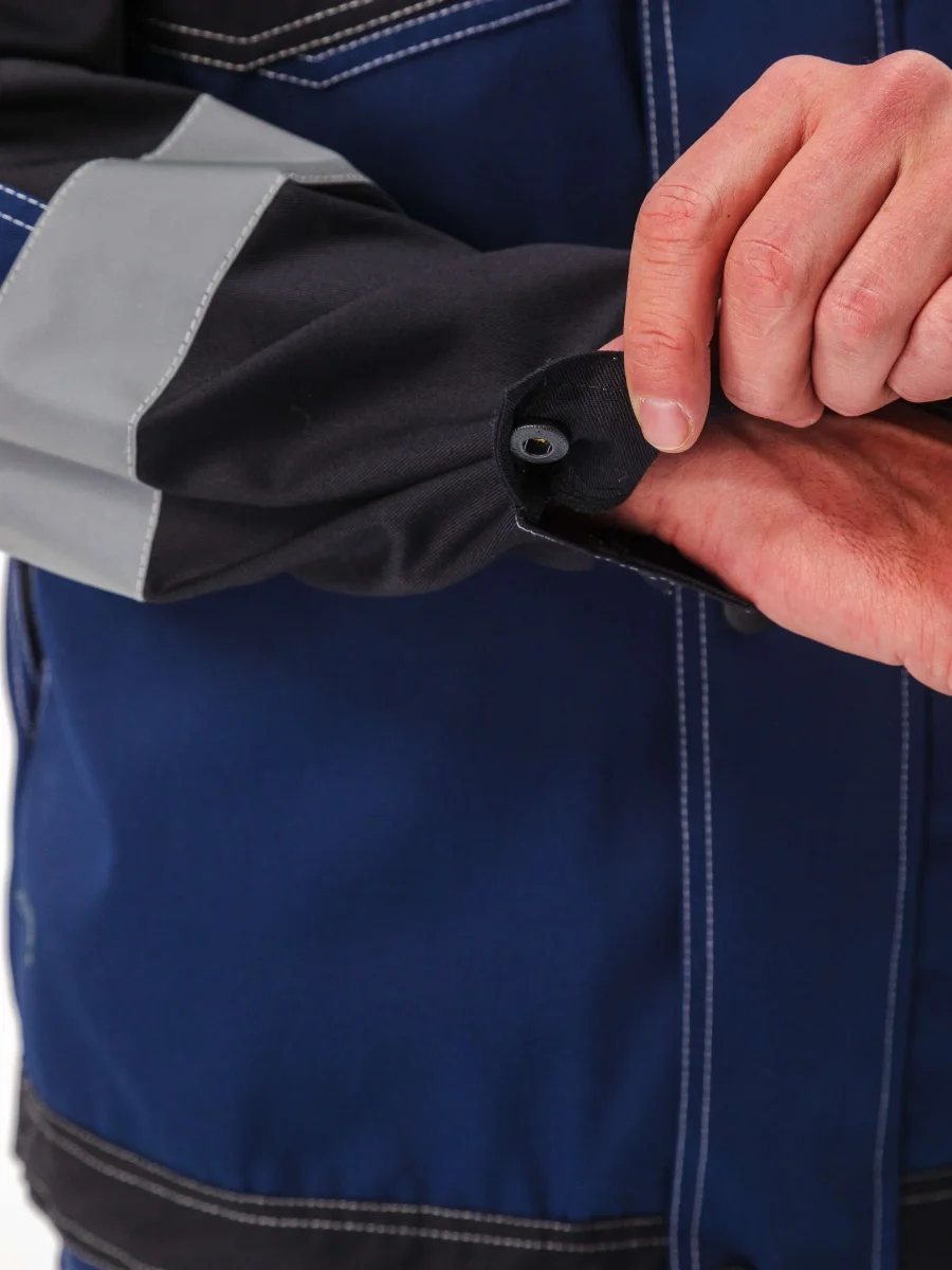 Костюм мужской "Волгарь" летний с брюками т.синий/черный - фото 13