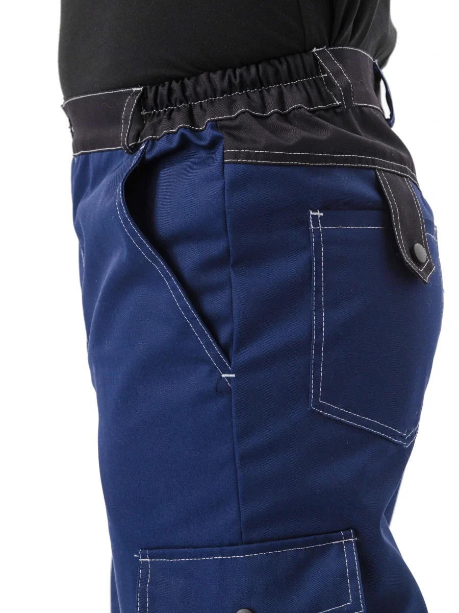 Костюм мужской "Волгарь" летний с брюками т.синий/черный - фото 16