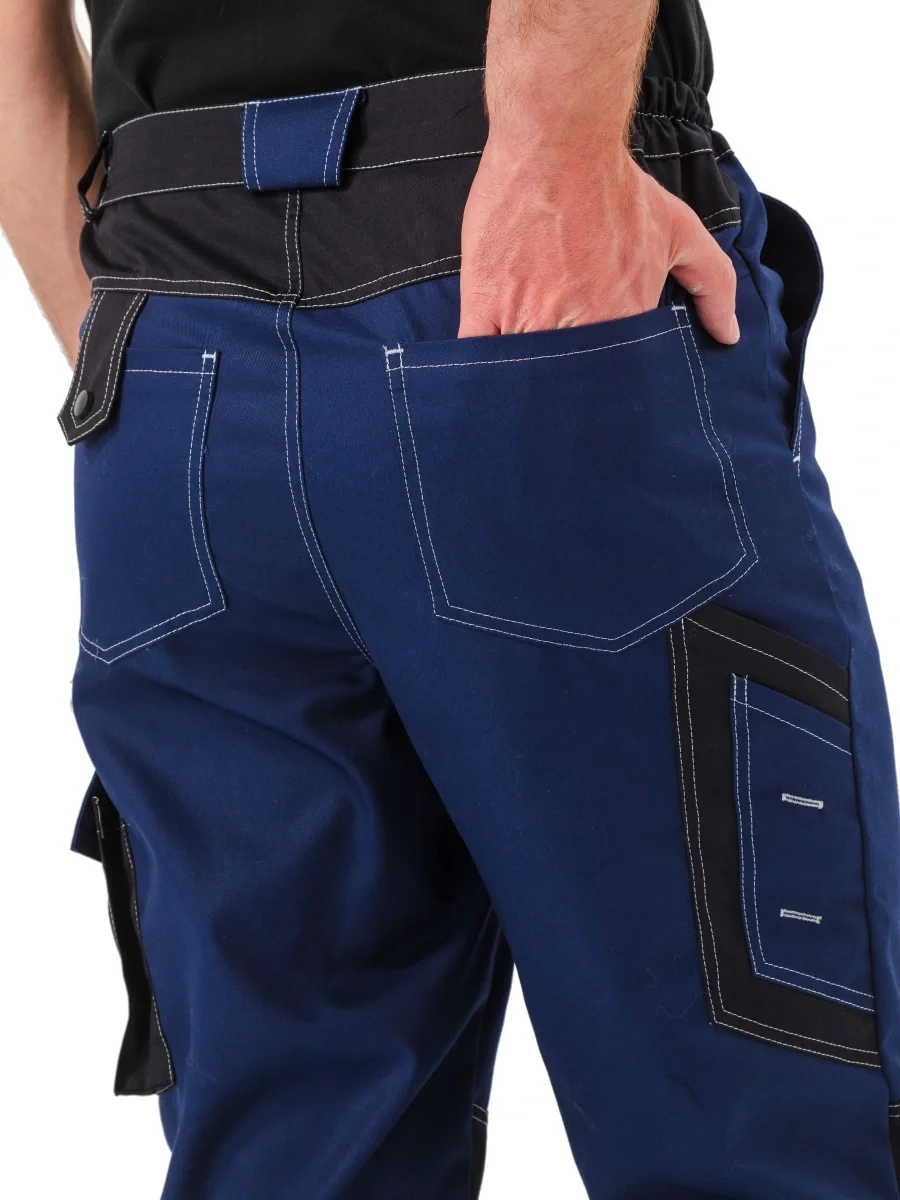 Костюм мужской "Волгарь" летний с брюками т.синий/черный - фото 17