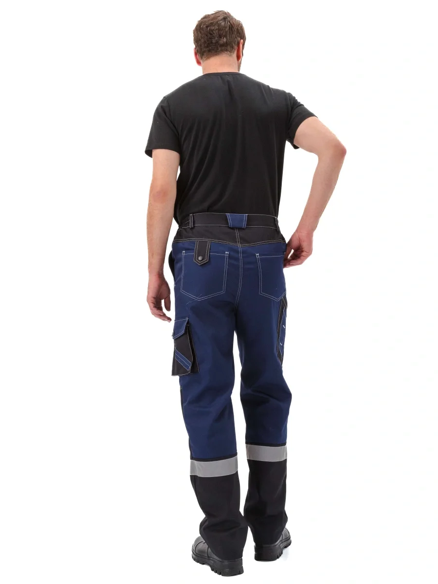 Костюм мужской "Волгарь" летний с брюками т.синий/черный - фото 7