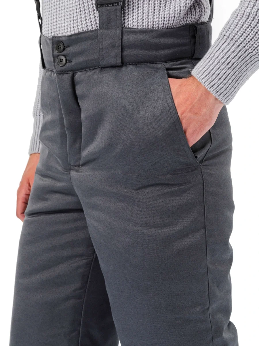 Костюм зимний "ЗИМНИК" куртка/брюки, цвет: т.серый/черный/красный - фото 10