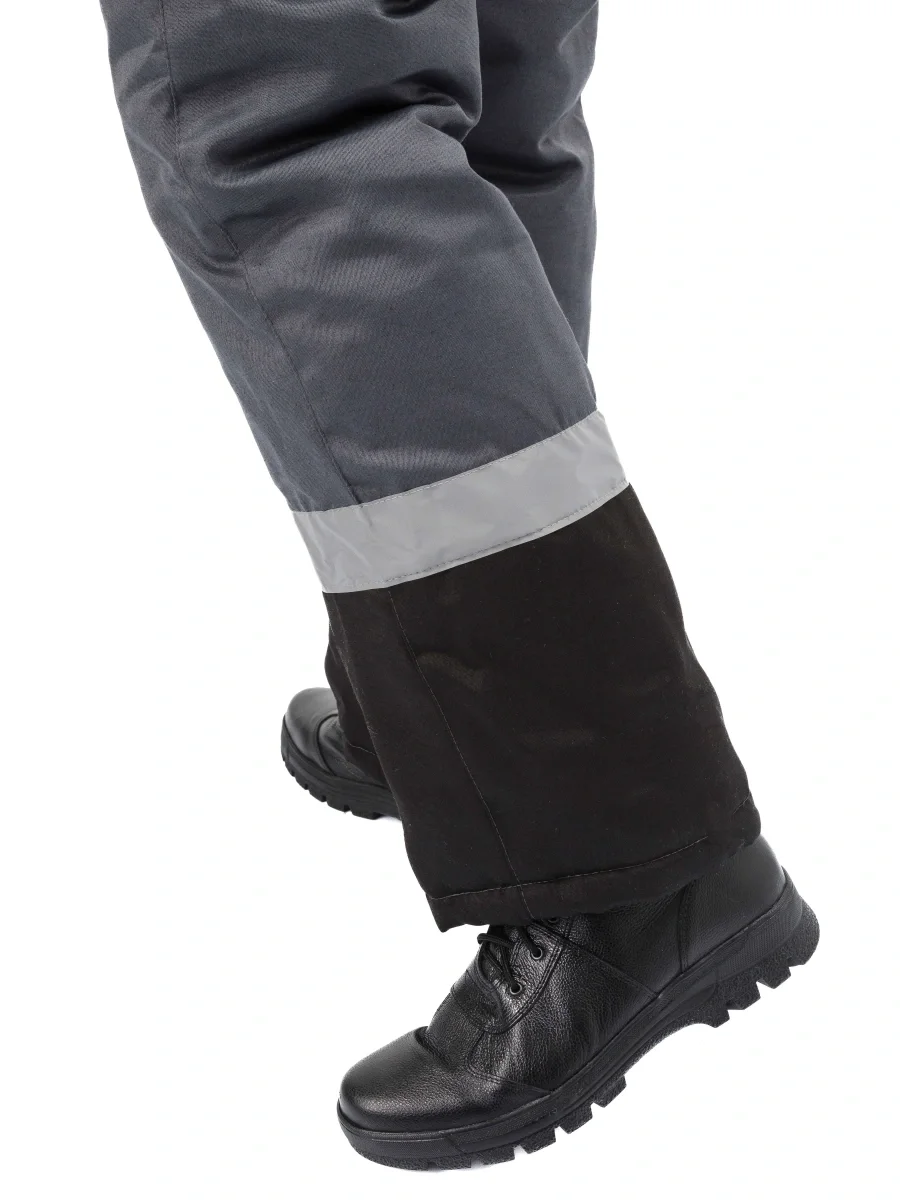 Костюм зимний "ЗИМНИК" куртка/брюки, цвет: т.серый/черный/красный - фото 14