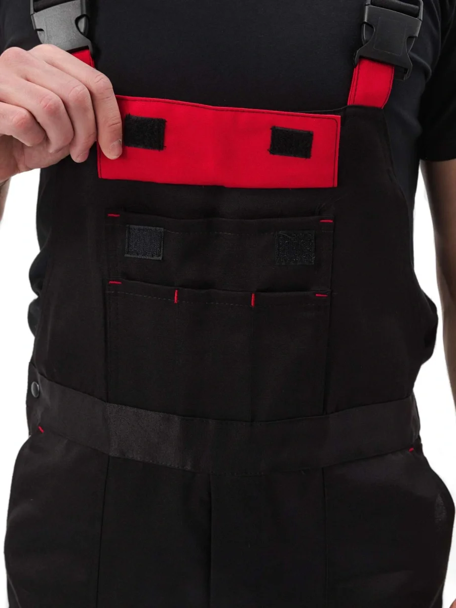 Костюм "РЕСПЕКТ" куртка/полукомб. цвет: КРАСНЫЙ/ЧЕРНЫЙ - фото 11