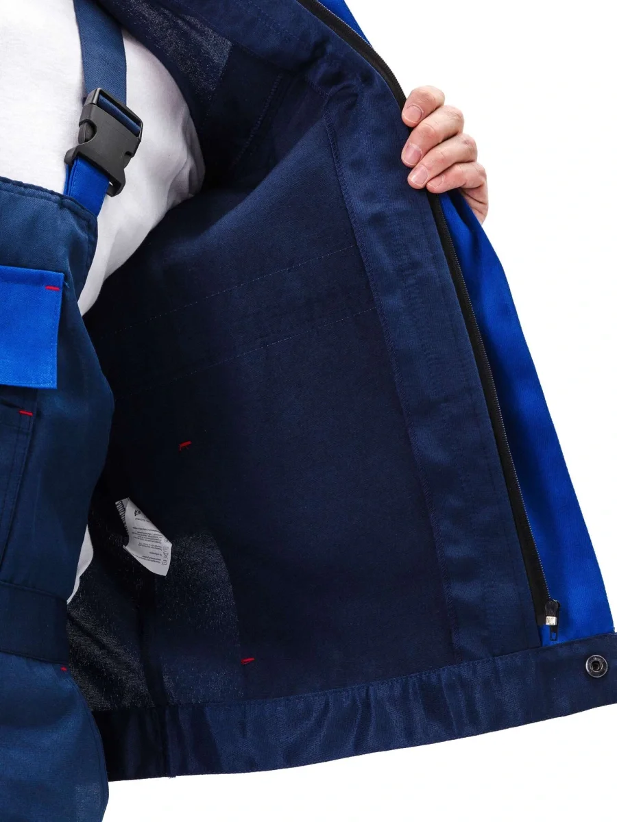 Костюм "РЕСПЕКТ" куртка/полукомб. цвет: ВАСИЛЕК/Т.СИНИЙ - фото 10