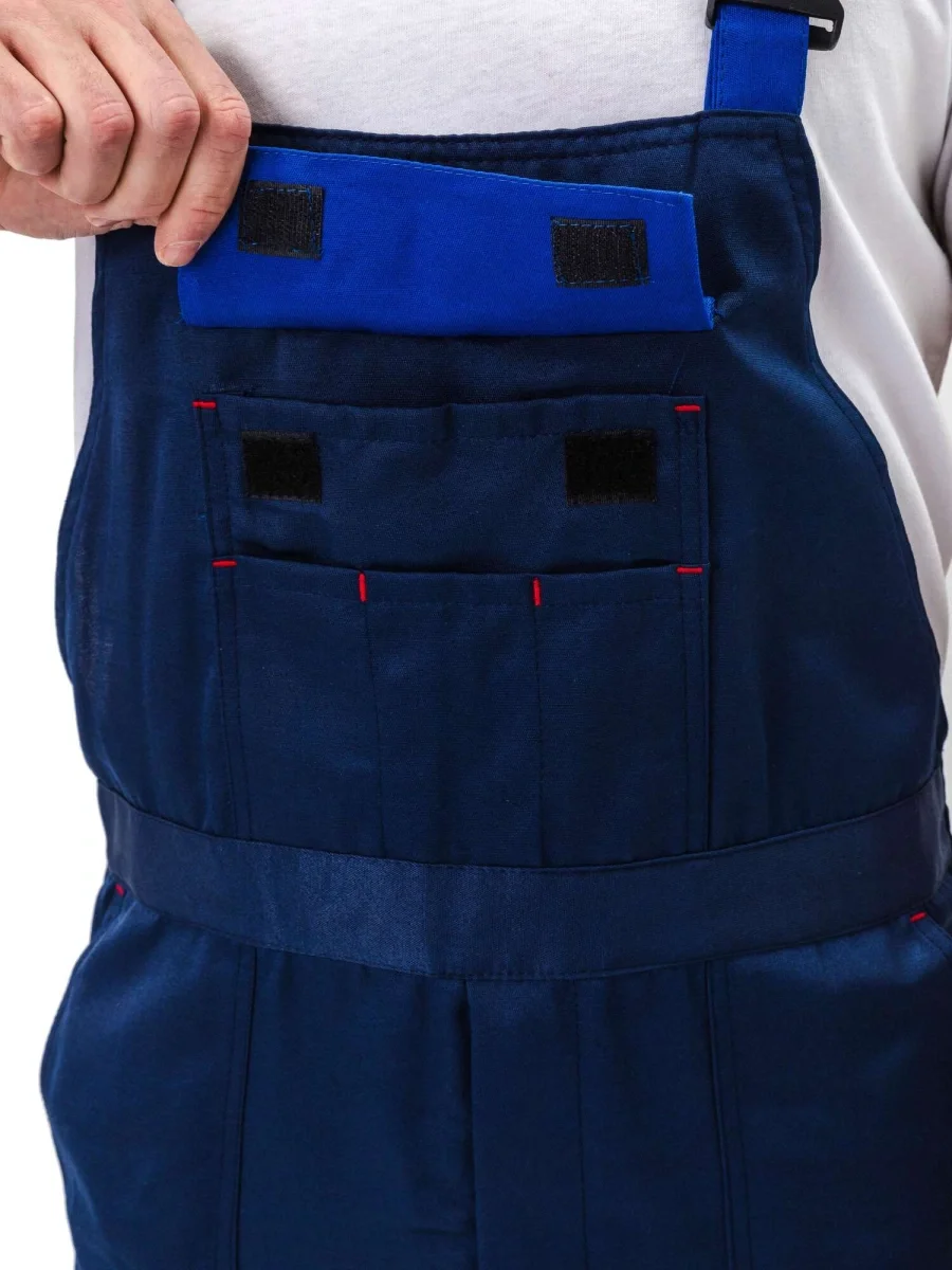 Костюм "РЕСПЕКТ" куртка/полукомб. цвет: ВАСИЛЕК/Т.СИНИЙ - фото 12