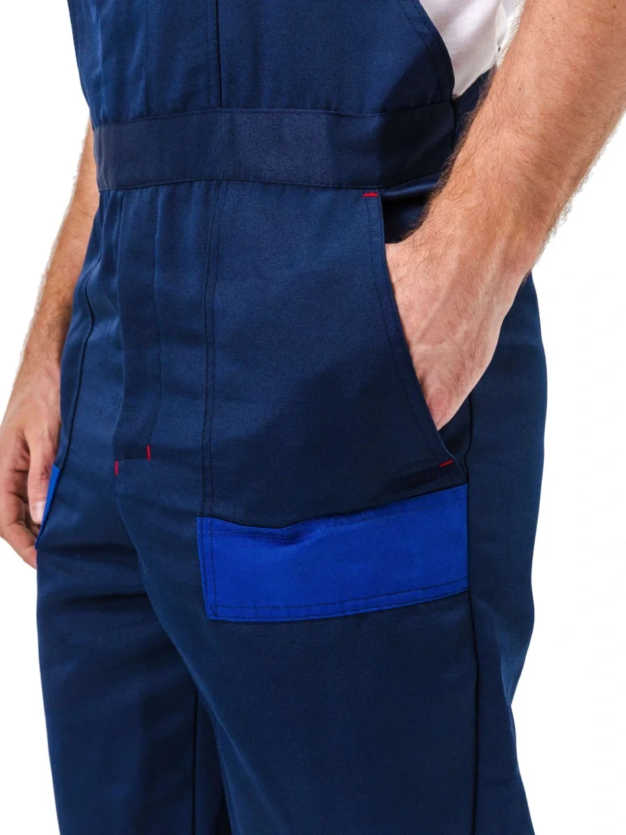 Костюм "РЕСПЕКТ" куртка/полукомб. цвет: ВАСИЛЕК/Т.СИНИЙ - фото 13