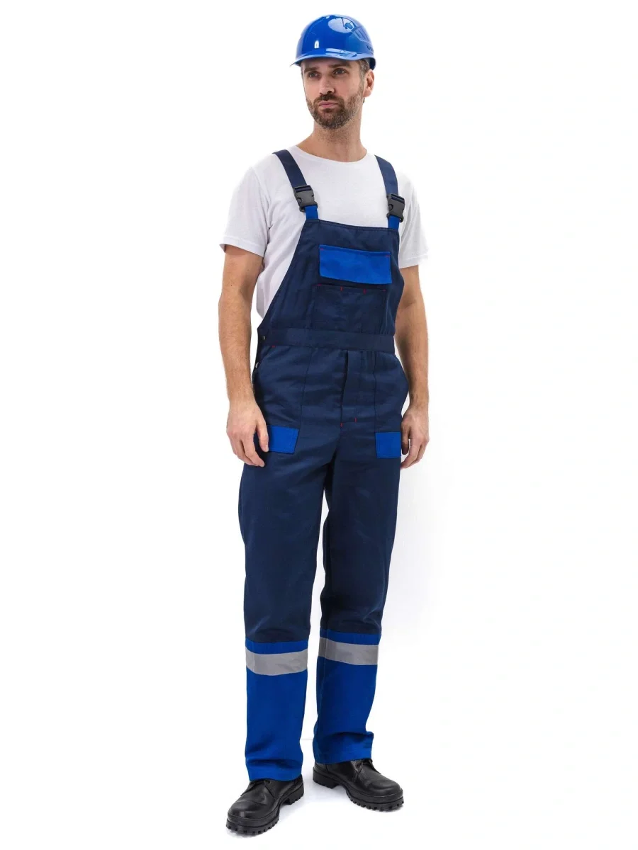 Костюм "РЕСПЕКТ" куртка/полукомб. цвет: ВАСИЛЕК/Т.СИНИЙ - фото 5