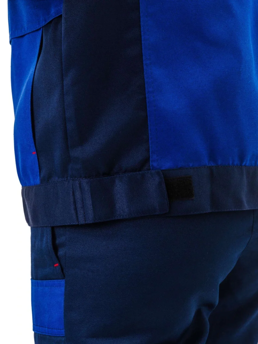 Костюм "РЕСПЕКТ" куртка/полукомб. цвет: ВАСИЛЕК/Т.СИНИЙ - фото 9