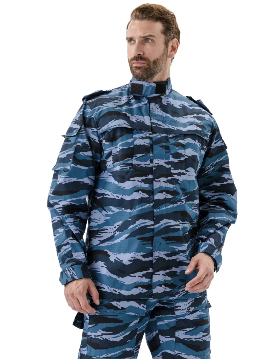 Костюм СПЕЦНАЗ куртка/брюки цвет: кмф "Серый вихрь", ткань: Рип-Стоп - фото 1