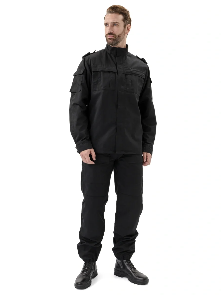 Костюм СПЕЦНАЗ куртка/брюки цвет: черный, ткань: Рип-Стоп - фото 3
