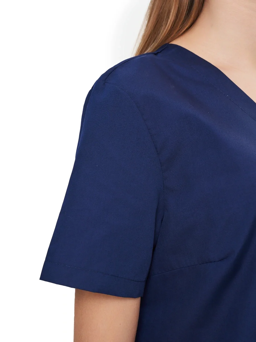 Костюм женский "Айрис" т-синий со св-голубым - фото 6