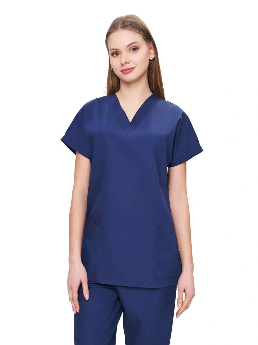 Костюм женский "Эрла" т-синий - фото 1