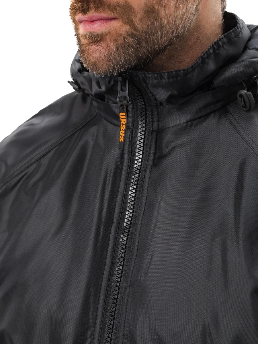 Куртка демисезонная "БОМБЕР" цвет: Черный - фото 9