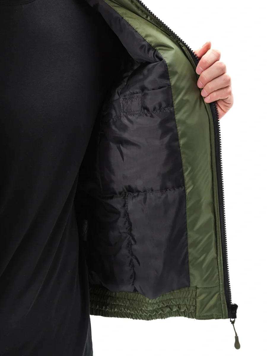 Куртка демисезонная "БОМБЕР" цвет: Хаки - фото 9