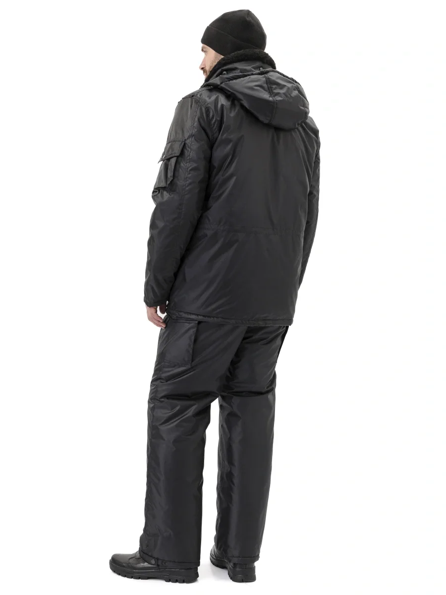 Мужская черная куртка охранника - фото 6